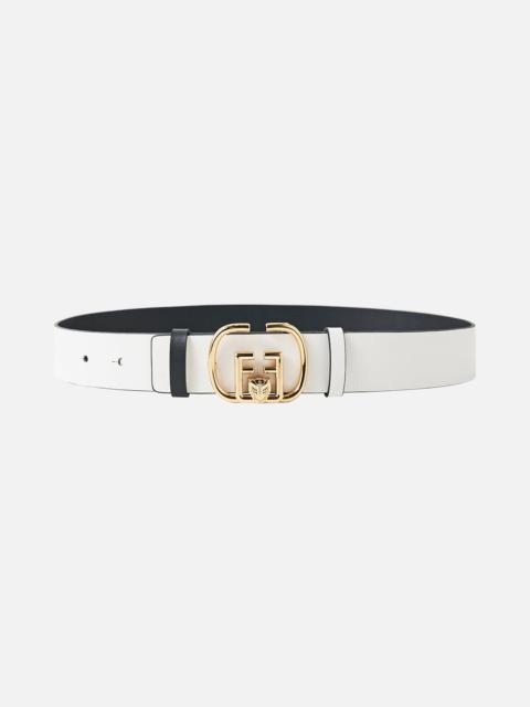 REVERSIBLE MONOGRAM BUCKLE BELT