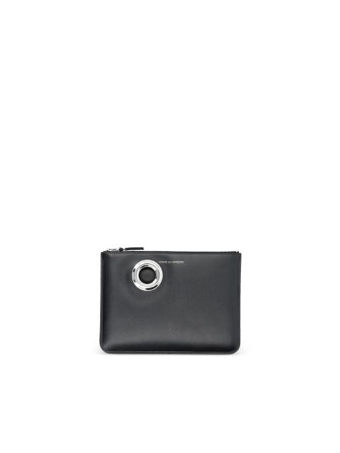 eyelet-detail wallet