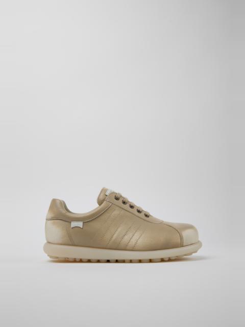 Multicolor Leather Men's Shoe.