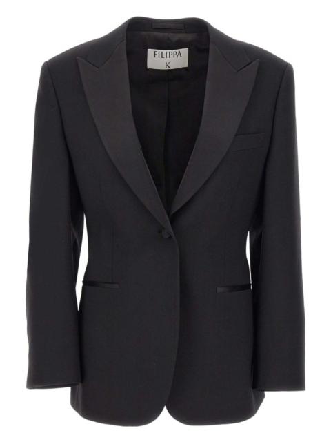 peaked-lapels blazer