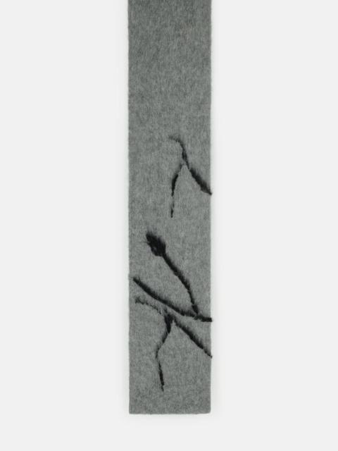 'MOUTON' GREY ALPACA BLEND SCARF