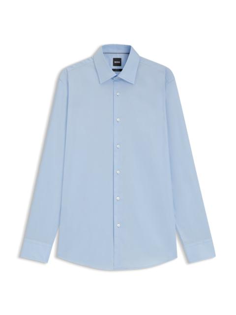 SLIM-FIT SHIRT IN EASY-IRON COTTON POPLIN