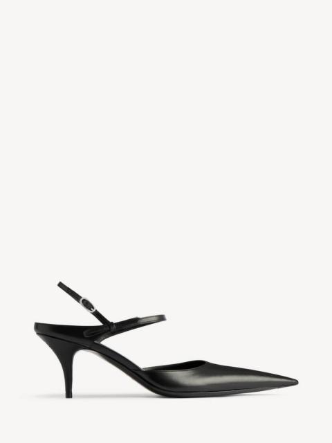 Women's Avenue Bow Slingback in Black/silver