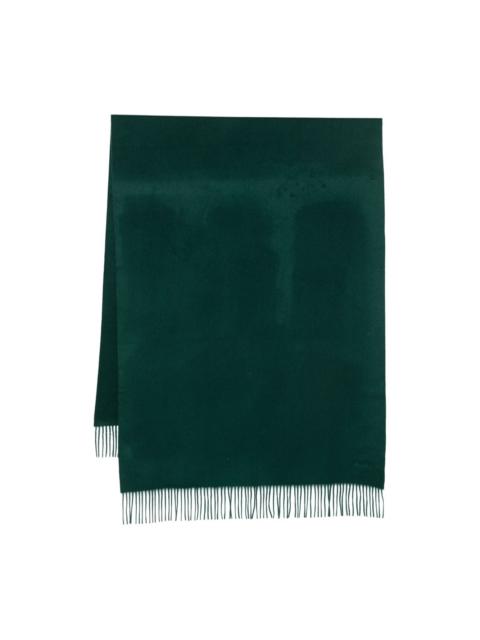 fringed cashmere scarf
