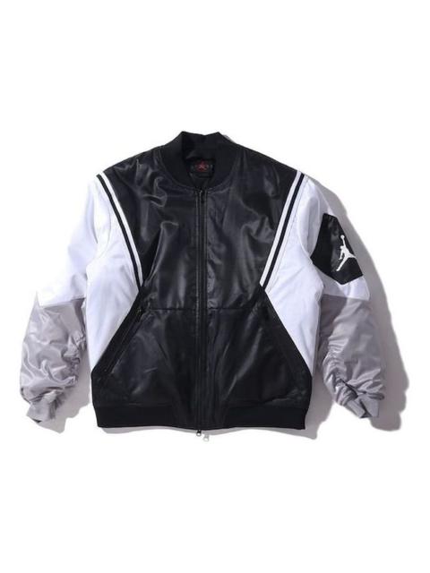 Air Jordan Wings MA-1 Back V Contrasting Colors Jacket Black CD5458-010