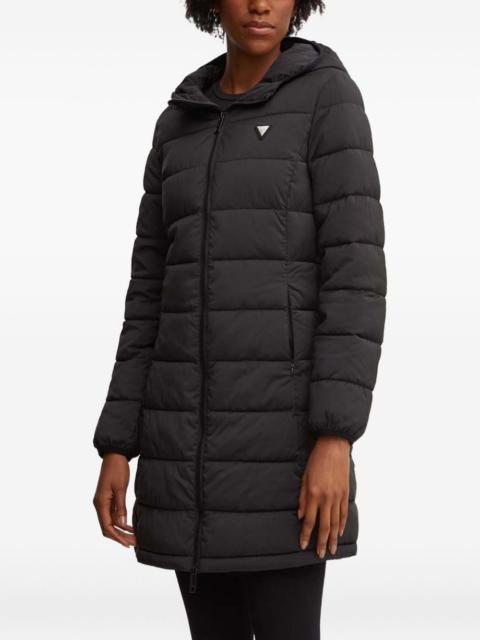 hooded padded coat
