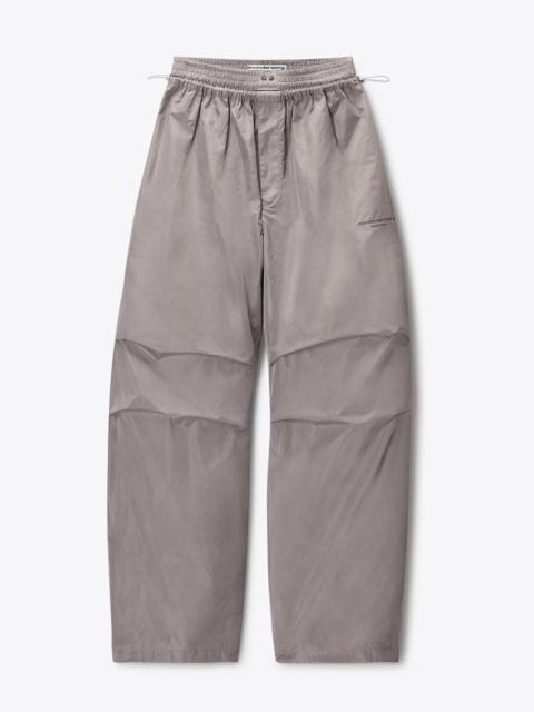 BOXER WAIST MID-RISE TRACK PANT