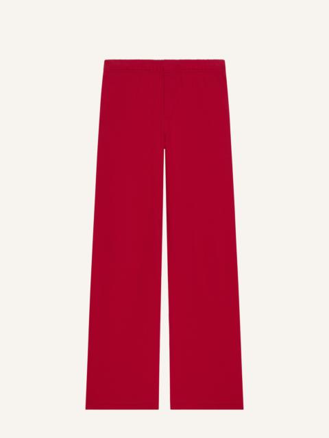 EMBROIDERED FLEECE PANTS