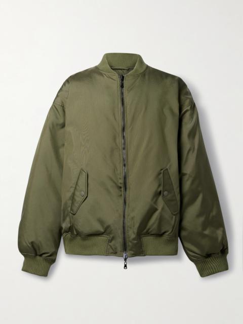 Reversible Quilted Shell Bomber Jacket