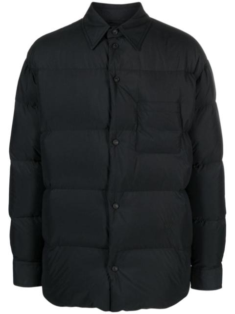 button-front puffer jacket
