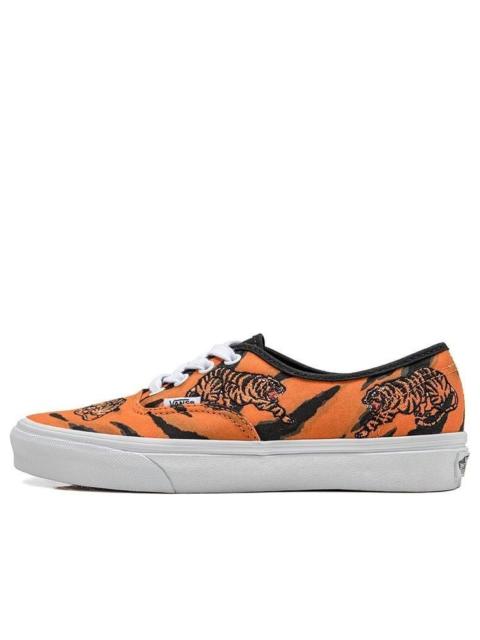 Vans Unisex Authentic Low-Top Sneakers Black/Orange VN0A5KRDORA