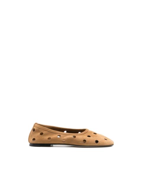 Balla perforation ballet flats
