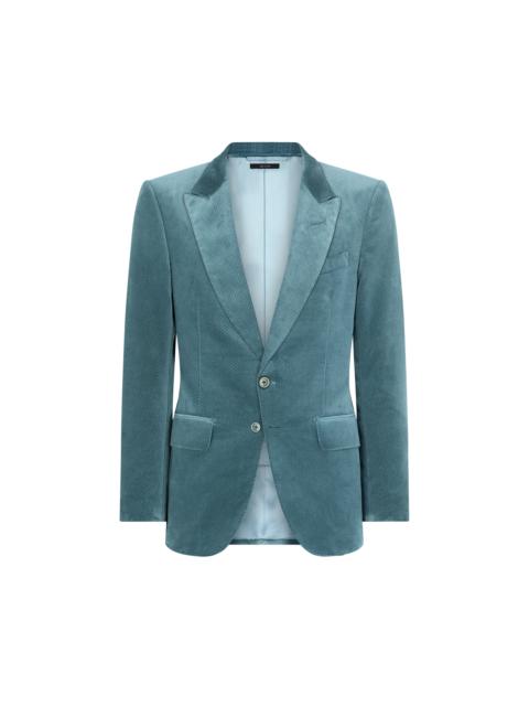 VELVET MICRO POLKA DOT JACKET