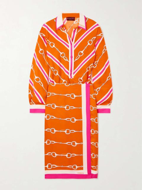 Gucci Floral Wrap Dress White/ Multi Coloured M main image 0