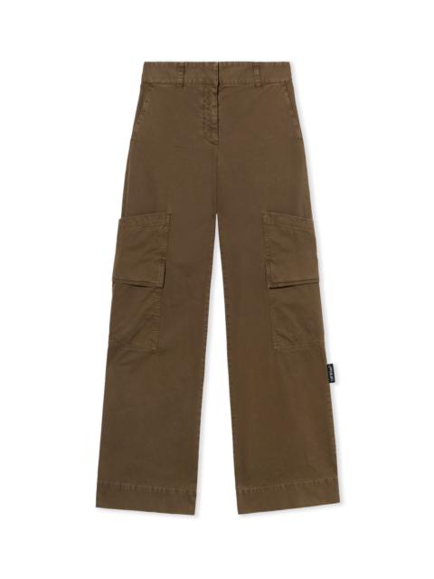 Garment Dyed Cargo Trousers