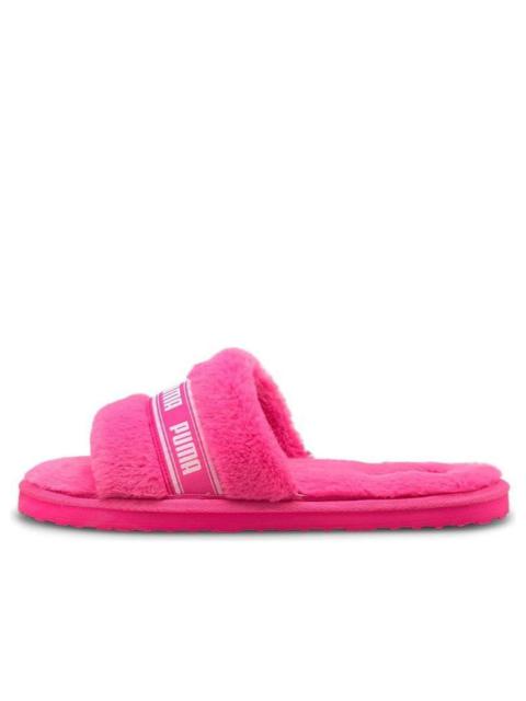 (WMNS) PUMA Fluff Slides 'Fluo Pink' 384937-03