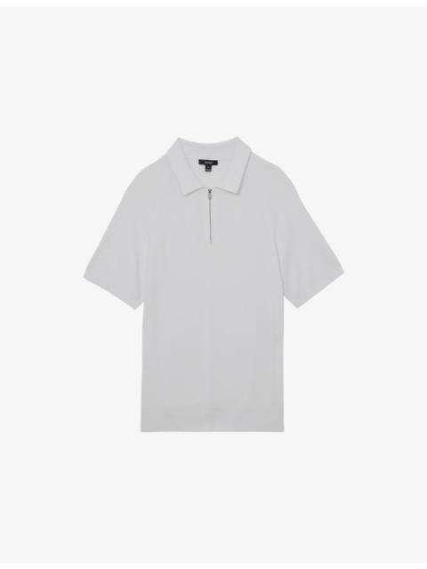 Estate Half-Zip Knitted Polo Top