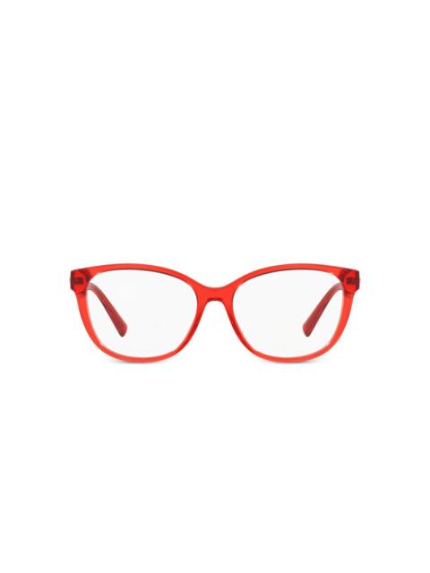 cat-eye full-rim optical glasses