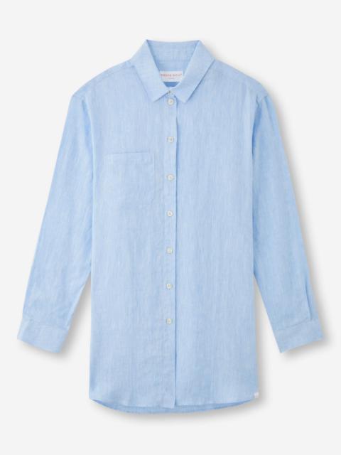Women's Shirt Sicily Linen Sky Blue