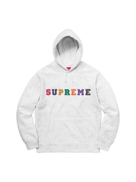 Supreme FW19 Week 1 The Most Hooded Sweatshirt logo 'White' SUP-FW19-012