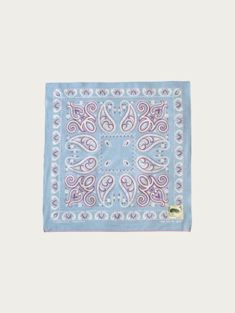 Fastcolor Selvedge Bandanna (SAMBO Paisely) 20x20 - Sax