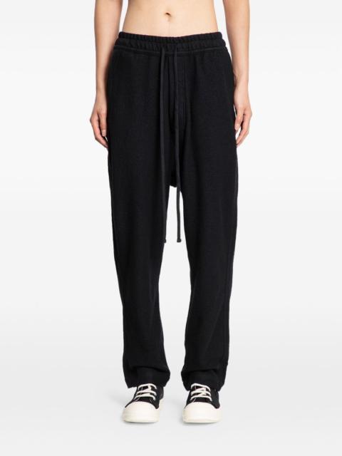 drawstring wool trousers