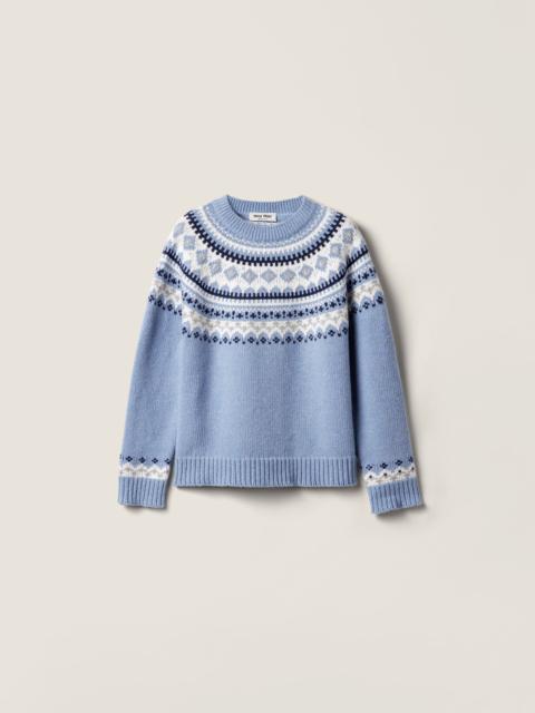 Wool crew-neck sweater