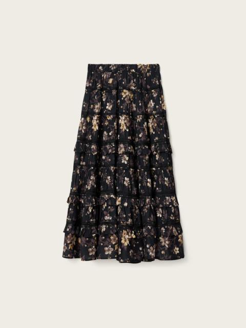TALIA PRINTED MIDI SKIRT