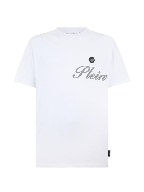 round-neck signature T-shirt