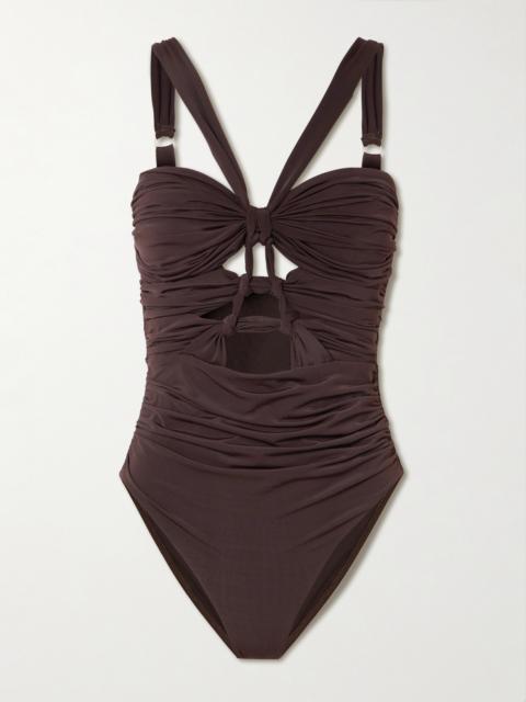 Daylight Cutout Ruched Swimsuit