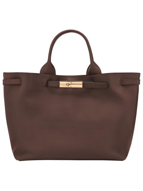 Le Smart Tote bag Mocha - Leather