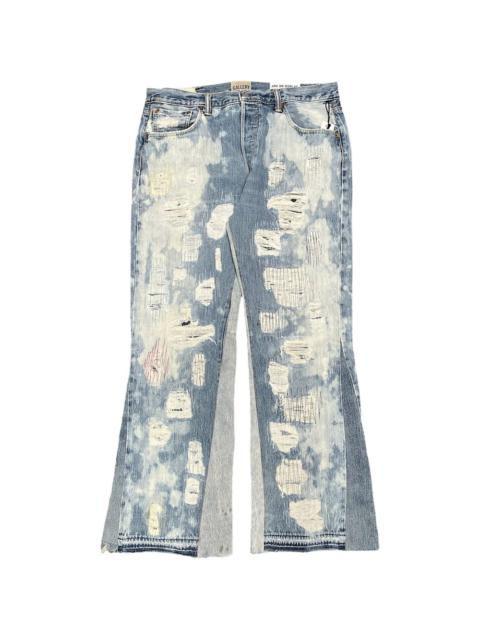 Los Olivos LA distressed flared jeans