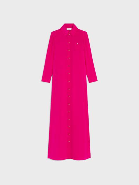 dress IN acetate silk crepe