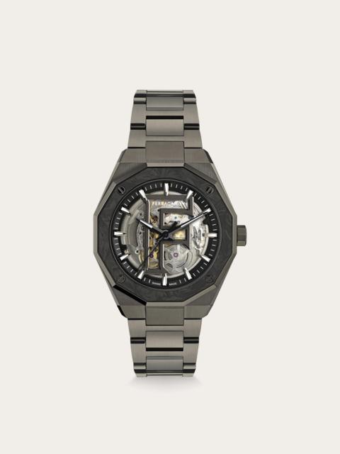 Ferragamo Edge Skeleton Watch