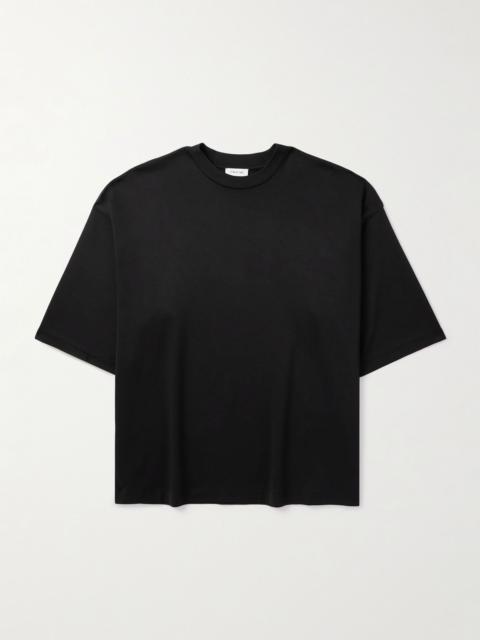 Oversized Cotton-Jersey T-Shirt Black