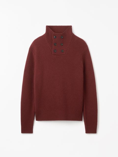 Peter Funnel Neck Wool Pullover