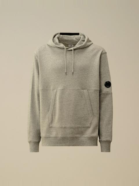Diagonal Raised Fleece Hooded Lens Sweatshirt