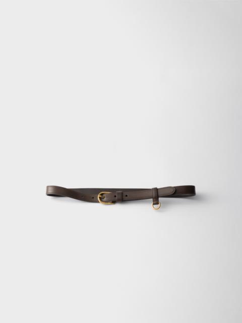 Leather belt