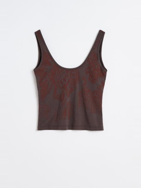 Our Legacy Blade Tank Tasty Raisin Lace Stencil