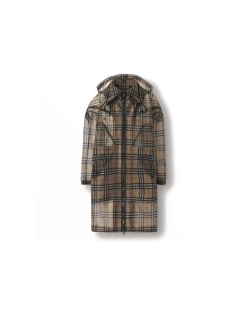 Burberry Vintage Check Mesh Parka Archive Beige