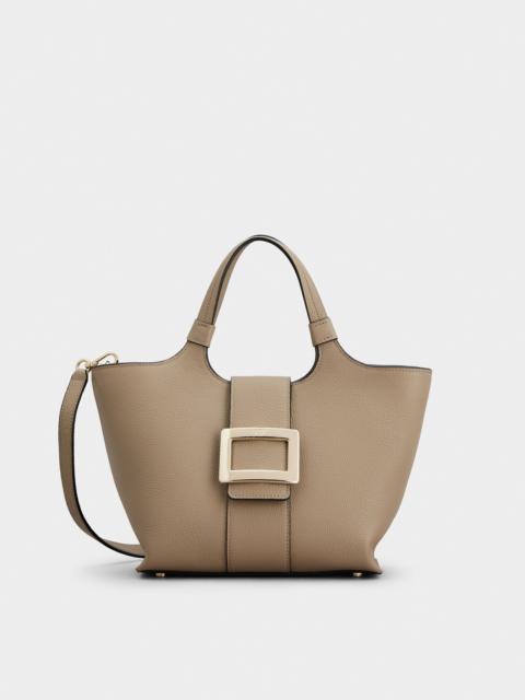 Belle Vivier Mini Shopping Bag in leather