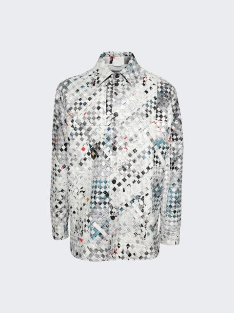 Shirt Light Grey And Black