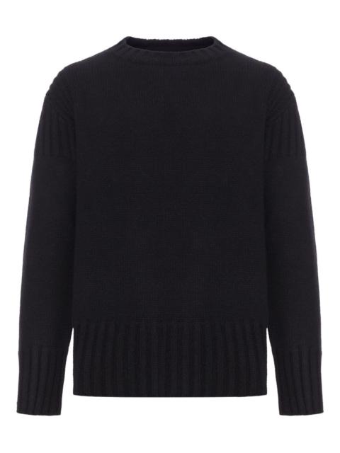 ribbed-cuff cashmere sweater