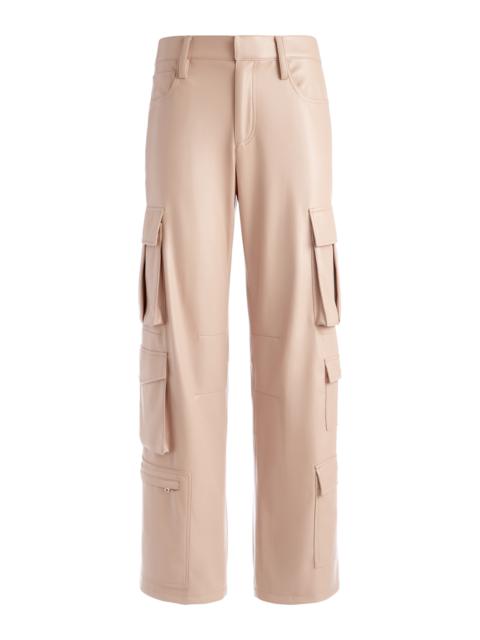 LUIS VEGAN LEATHER CARGO PANT