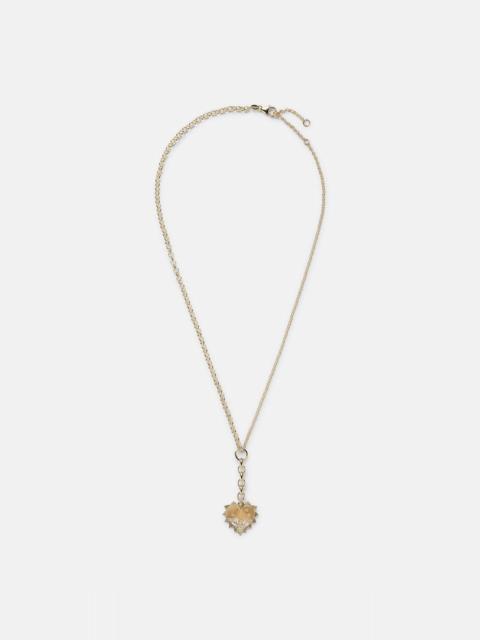 Love 18kt gold necklace with diamonds
