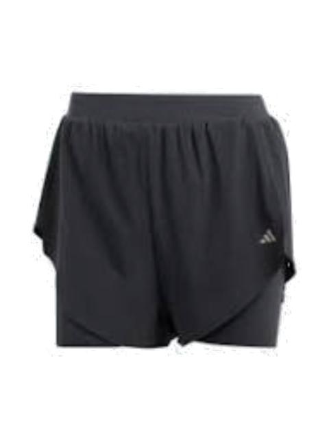 (WMNS) adidas Designed for Training HEAT.RDY HIIT 2-in-1 Shorts 'Black' IM8178