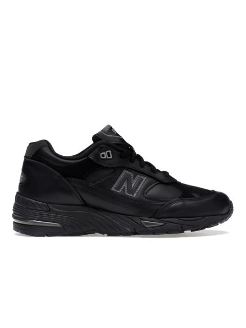 New Balance 991 MiUK Leather Black Grey