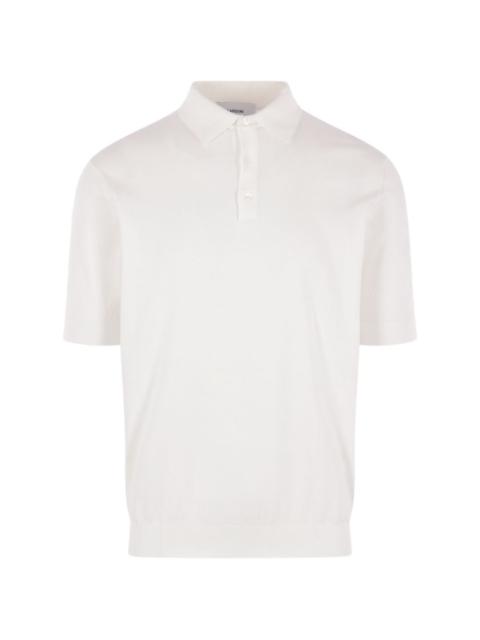 buttoned polo shirt