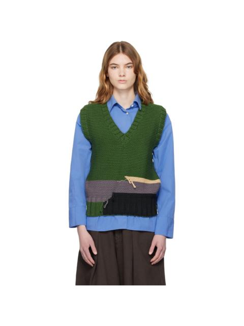 Green Heidi Sweater Vest