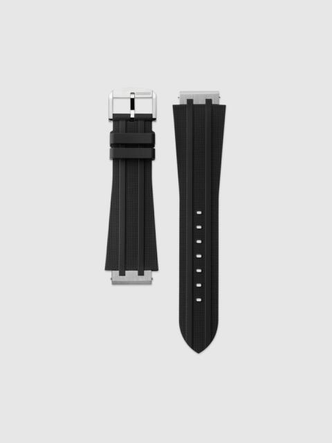 GUCCI 25H rubber strap, 40mm